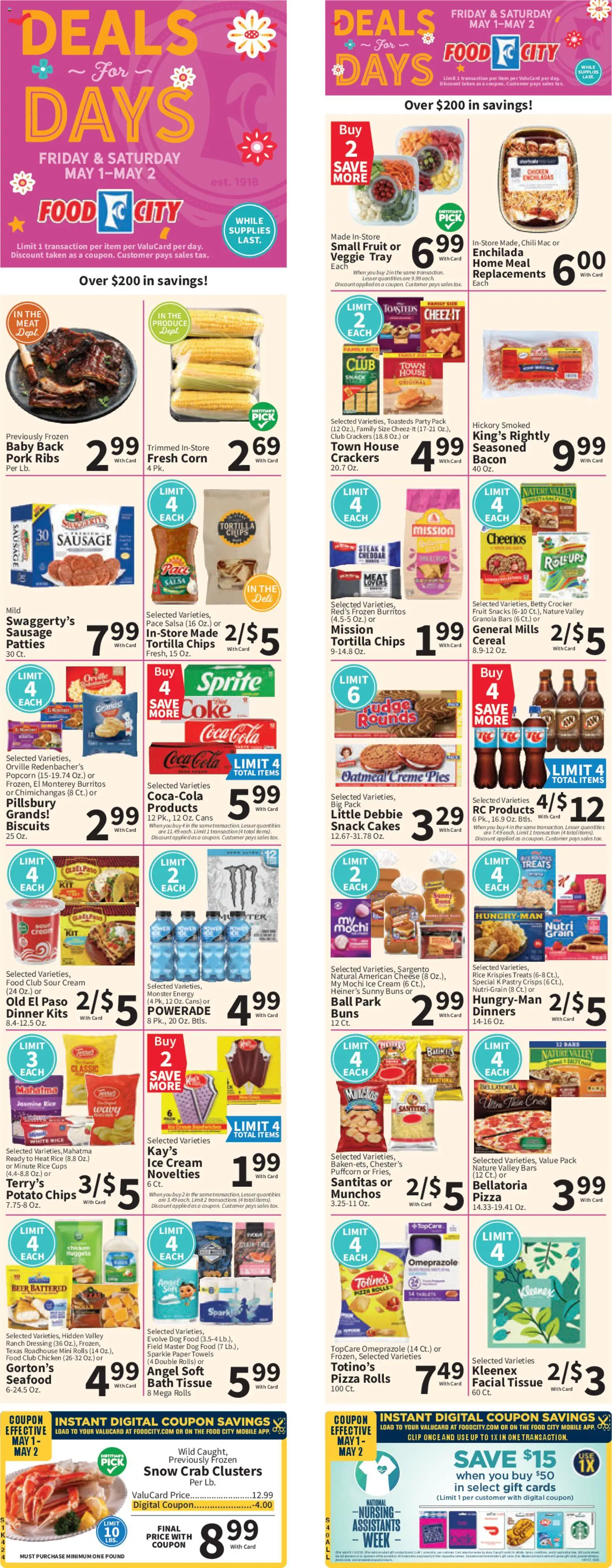 Ad Preview of Food City Food City Weekly Ad from 04/29/2026