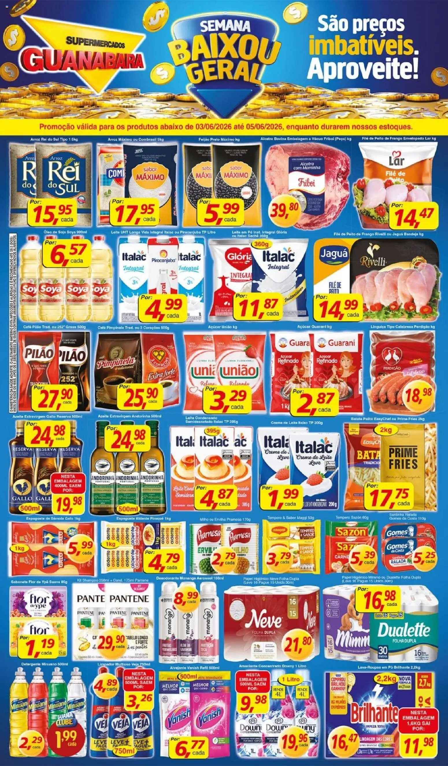 Pré-Visualização do folheto "Guanabara promoção" da loja Supermercados Guanabara válido a partir de 03/06/2026