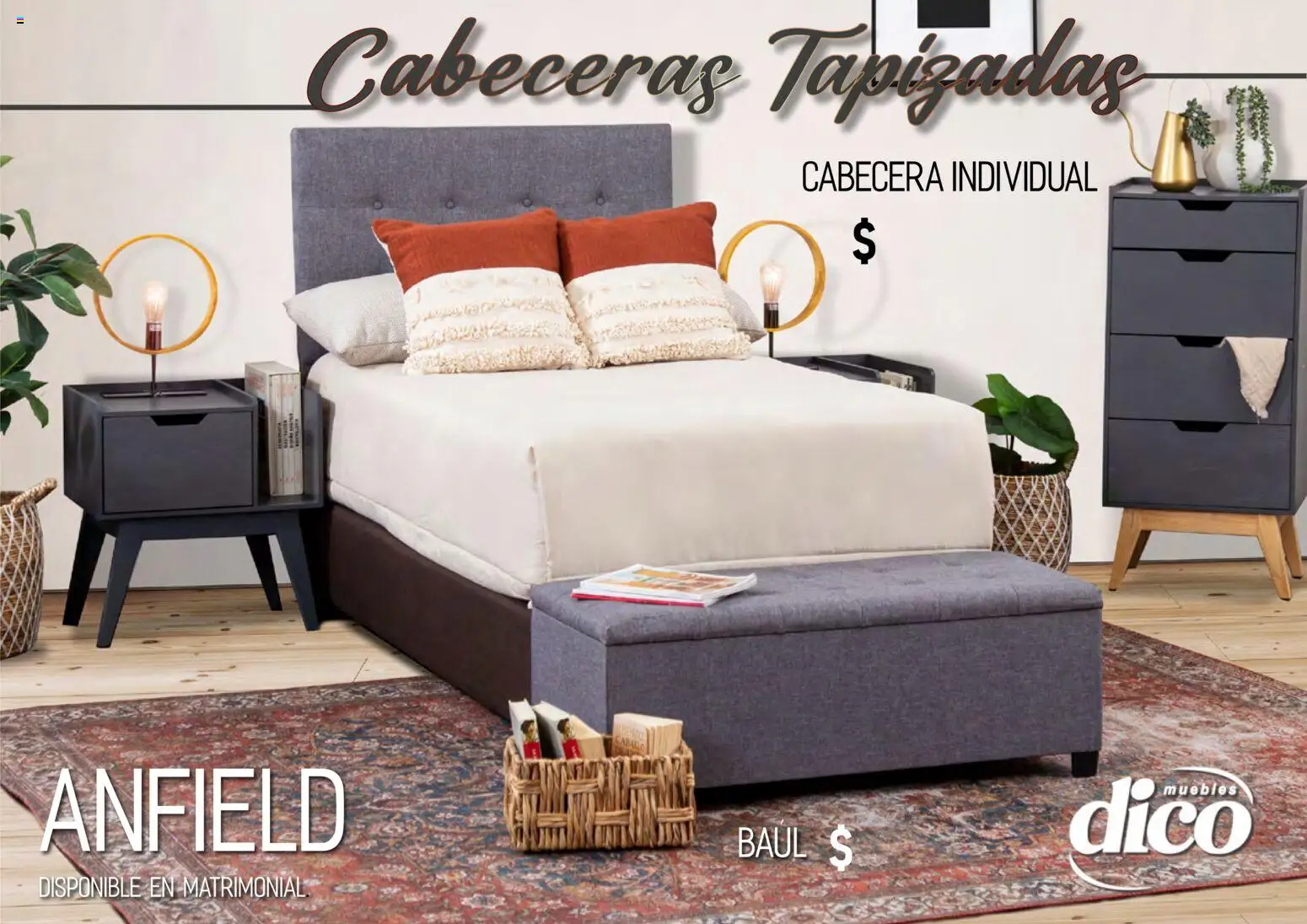 Vista previa las ofertas de la tienda Muebles Dico - Muebles Dico catálogo Camas tapizadas desde el 01/04/2026 