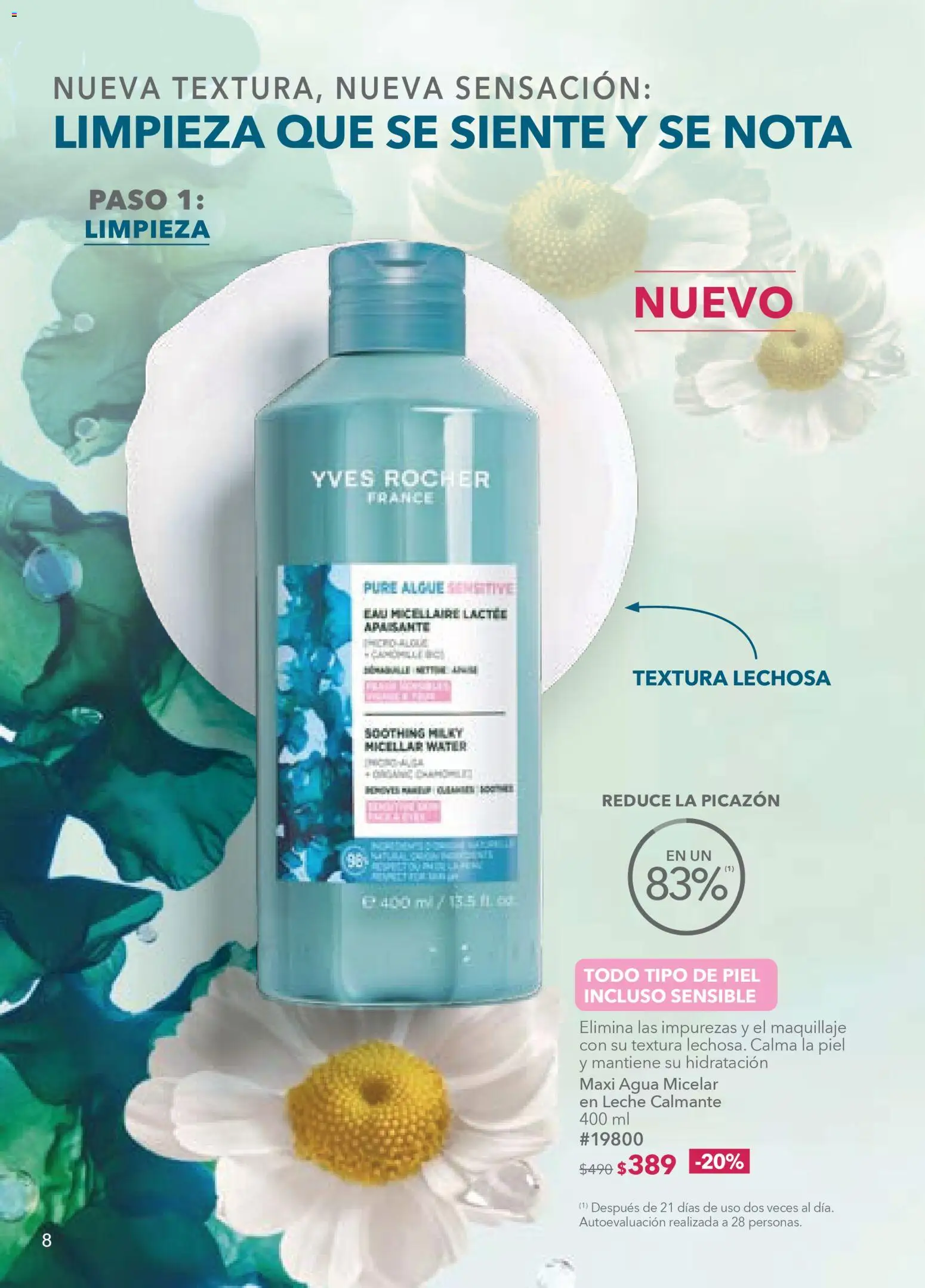Vista previa las ofertas de la tienda Yves Rocher - Campaña 4 2026 desde el 03/03/2026 - Agua, Maquillaje, Leche, Agua micelar, Puré