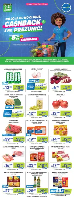 Pré-Visualização do folheto "Prezunic ofertas" da loja Prezunic válido a partir de 08/09/2026