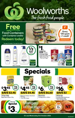 Preview of catalogue Woolworths catalogue NT from shop Woolworths valid 21/10/2026