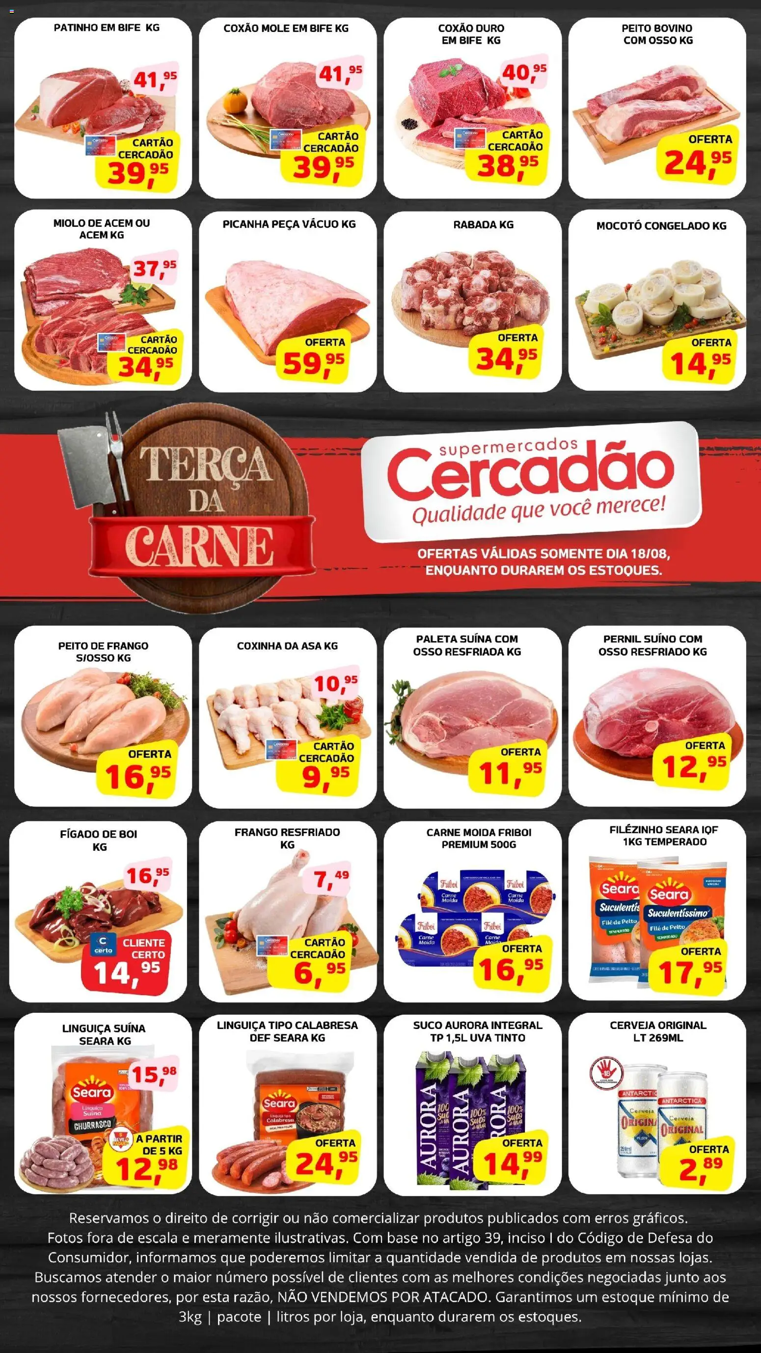 Pré-Visualização do folheto "Cercadão - Ofertas da semana" da loja Cercadão válido a partir de 18/08/2026