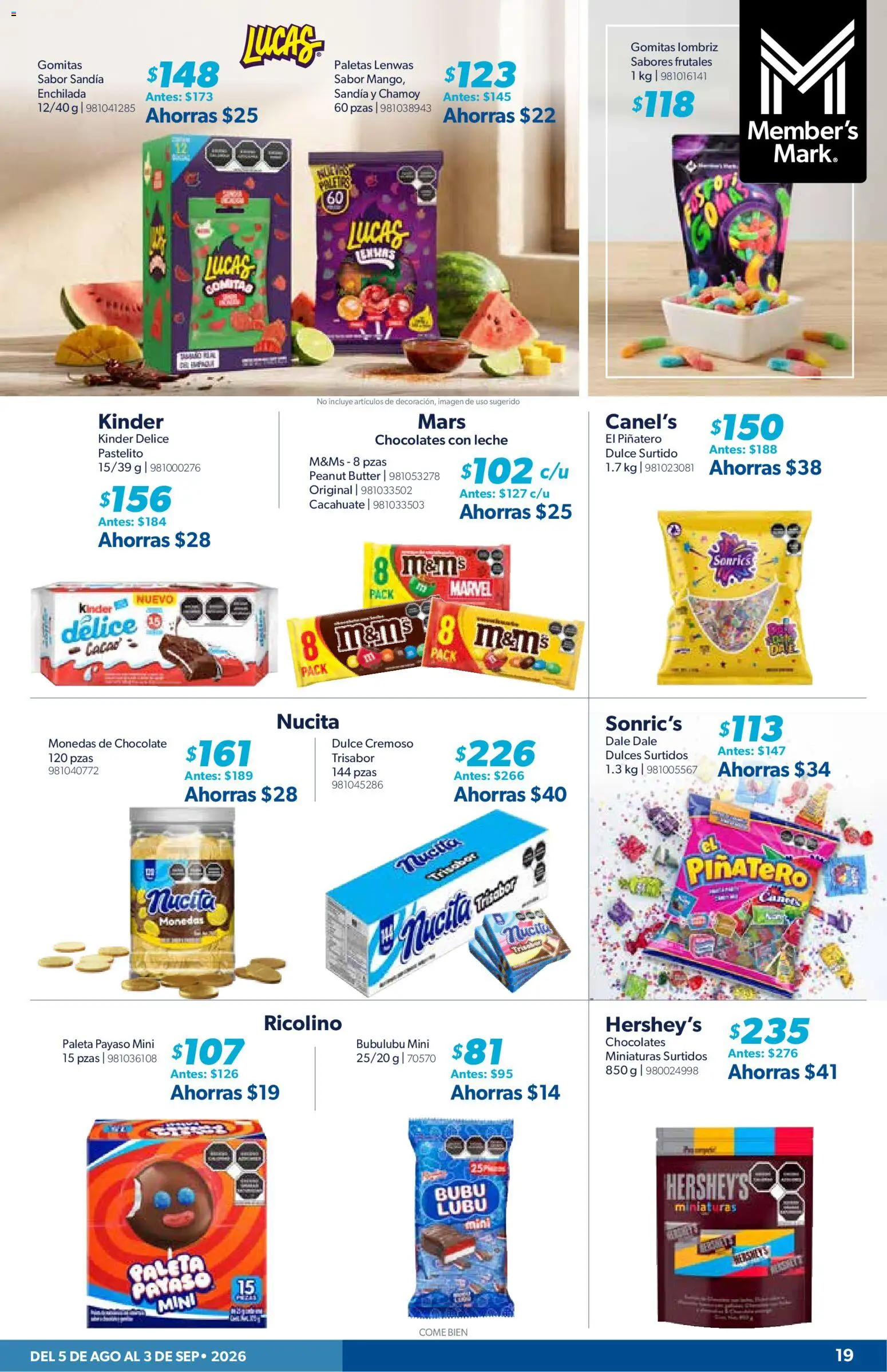 Vista previa las ofertas de la tienda Sam's Club - Sam's Club catálogo desde el 05/08/2026 
