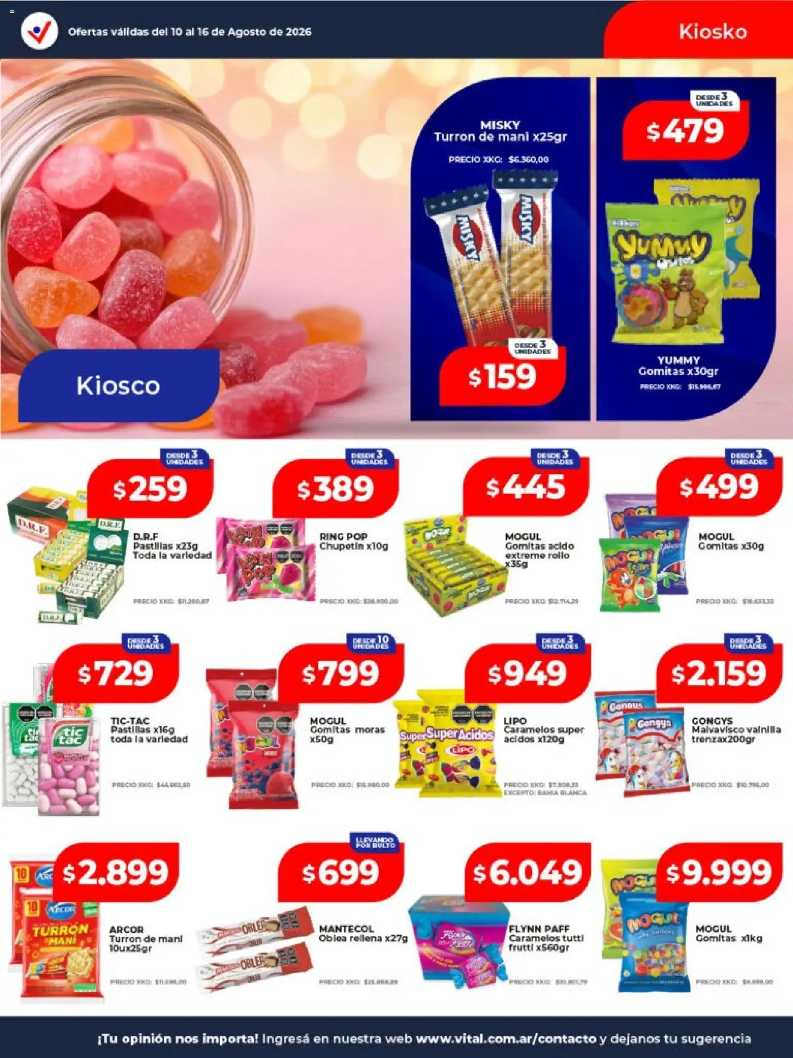 Vista previa del folleto de la tienda Vital válido desde el 10/08/2026 