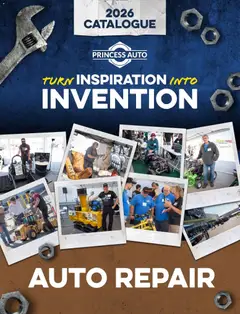 Preview of leaflet Princess Auto catalog - Auto Repair from shop Princess Auto is valid from Apr 21, 2026