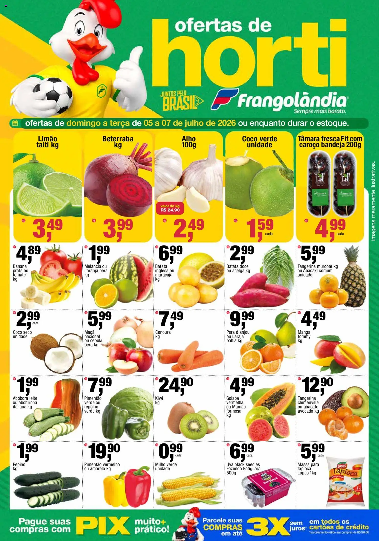 Pré-Visualização do folheto "Frangolândia - Ofertas da semana" da loja Frangolândia válido a partir de 05/07/2026
