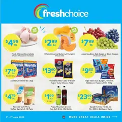 Preview of catalogue FreshChoice catalogue from shop FreshChoice valid 1 Jun 2026