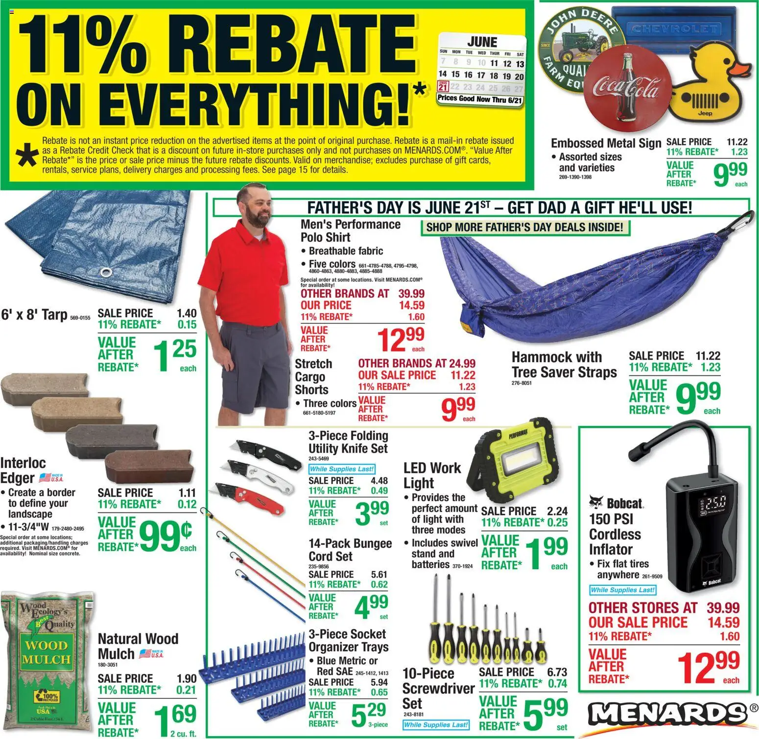 Ad Preview of Menards Menards Weekly Ad from 06/11/2026