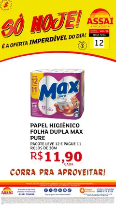 Pré-Visualização do folheto "Assaí Atacadista ofertas - DF" da loja Assaí Atacadista válido a partir de 12/05/2026