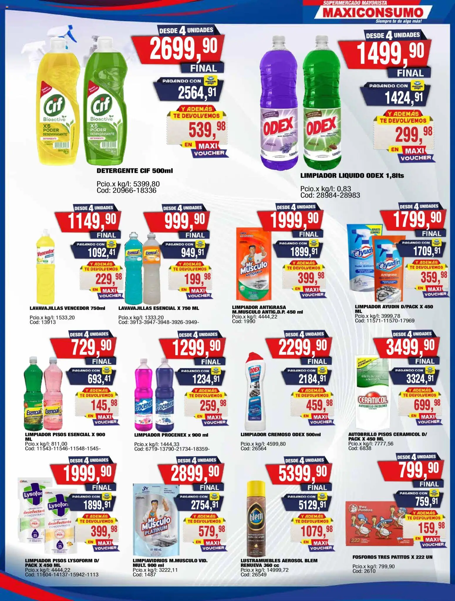Vista previa del folleto de la tienda Maxiconsumo válido desde el 21/09/2026 
