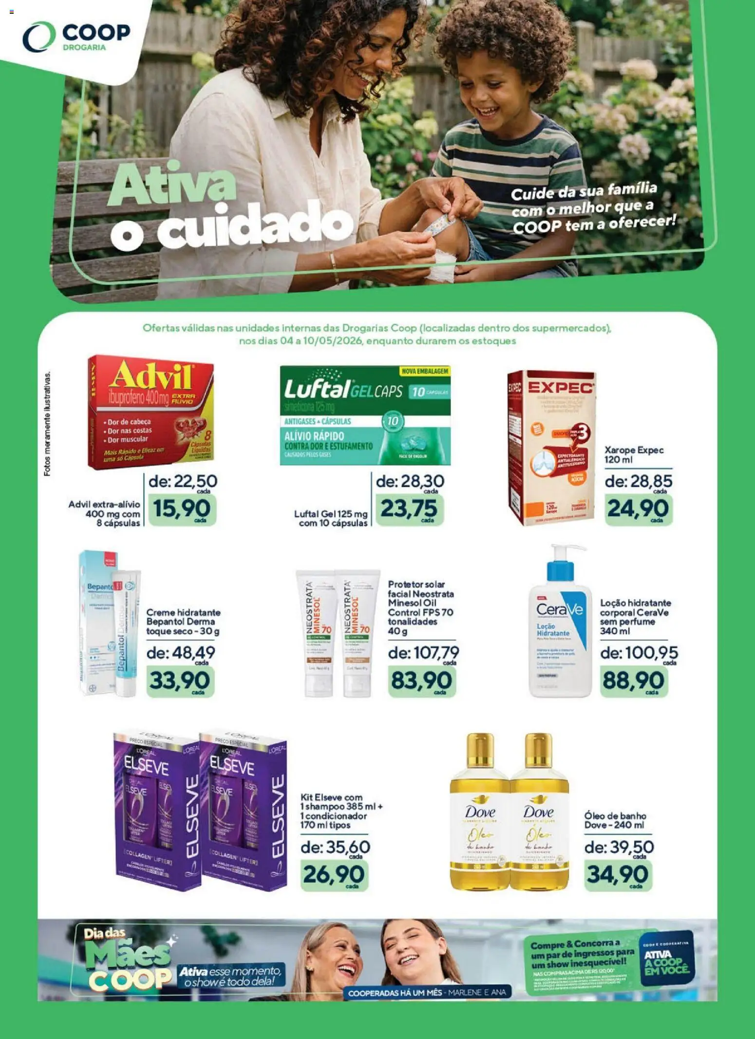 Pré-Visualização do folheto "Coop ofertas Drogaria Saúde e Bem-Estar" da loja Coop válido a partir de 04/05/2026