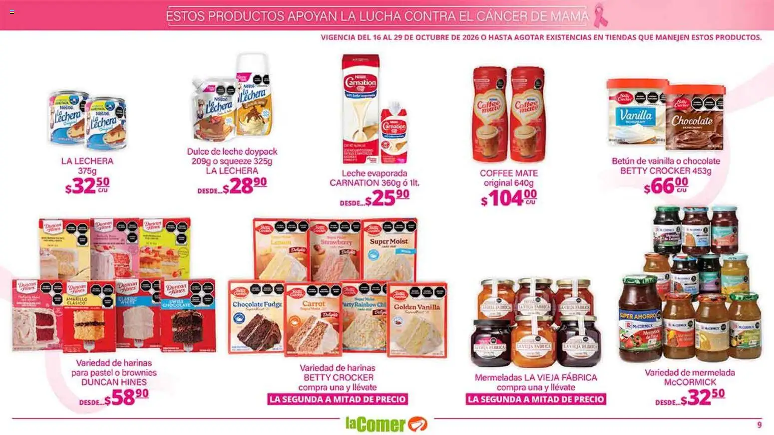 Vista previa las ofertas de la tienda La Comer - La Comer folleto es la tienda rosa desde el 16/10/2026 