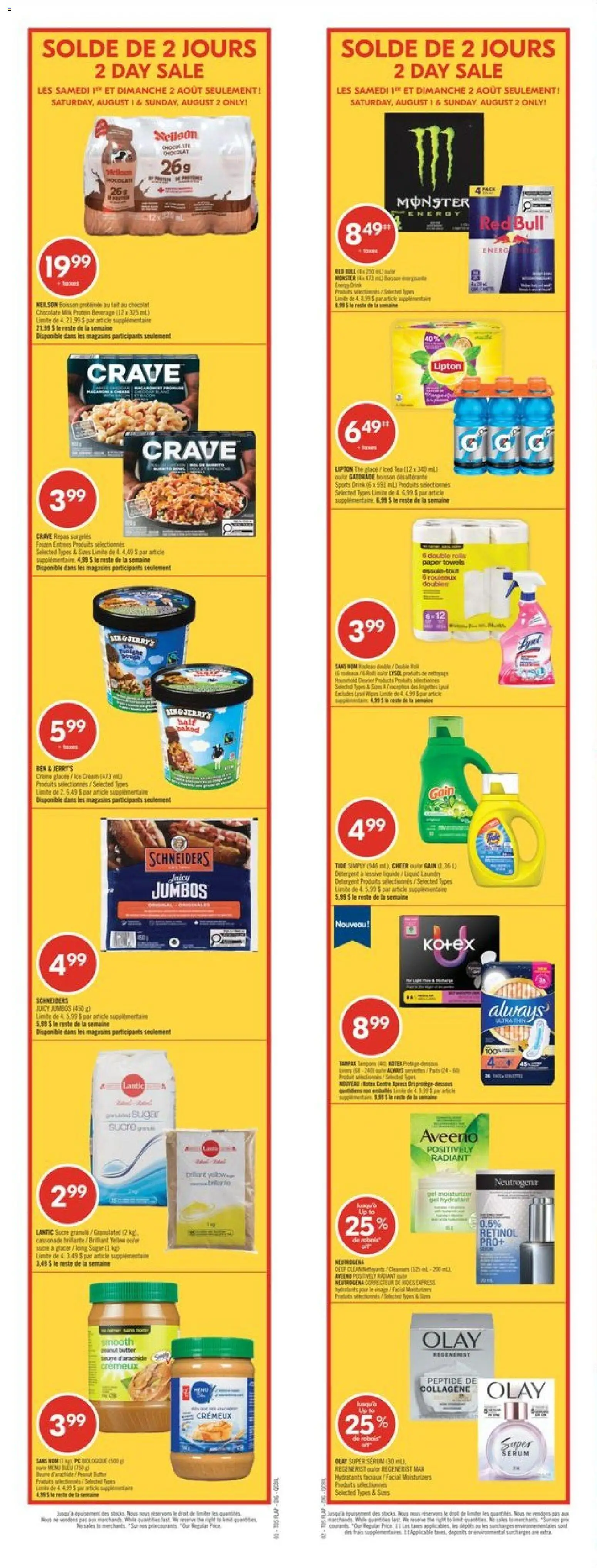 Preview of leaflet Pharmaprix weekly flyer / circulaire from shop Pharmaprix is valid from Jul 31, 2026