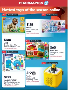 Preview of leaflet Pharmaprix flyer - Toy guide from shop Pharmaprix is valid from Oct 02, 2026