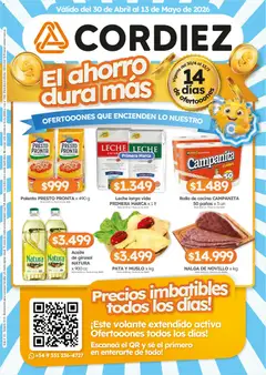 Vista previa del folleto de la tienda Cordiez válido desde el 30/04/2026 