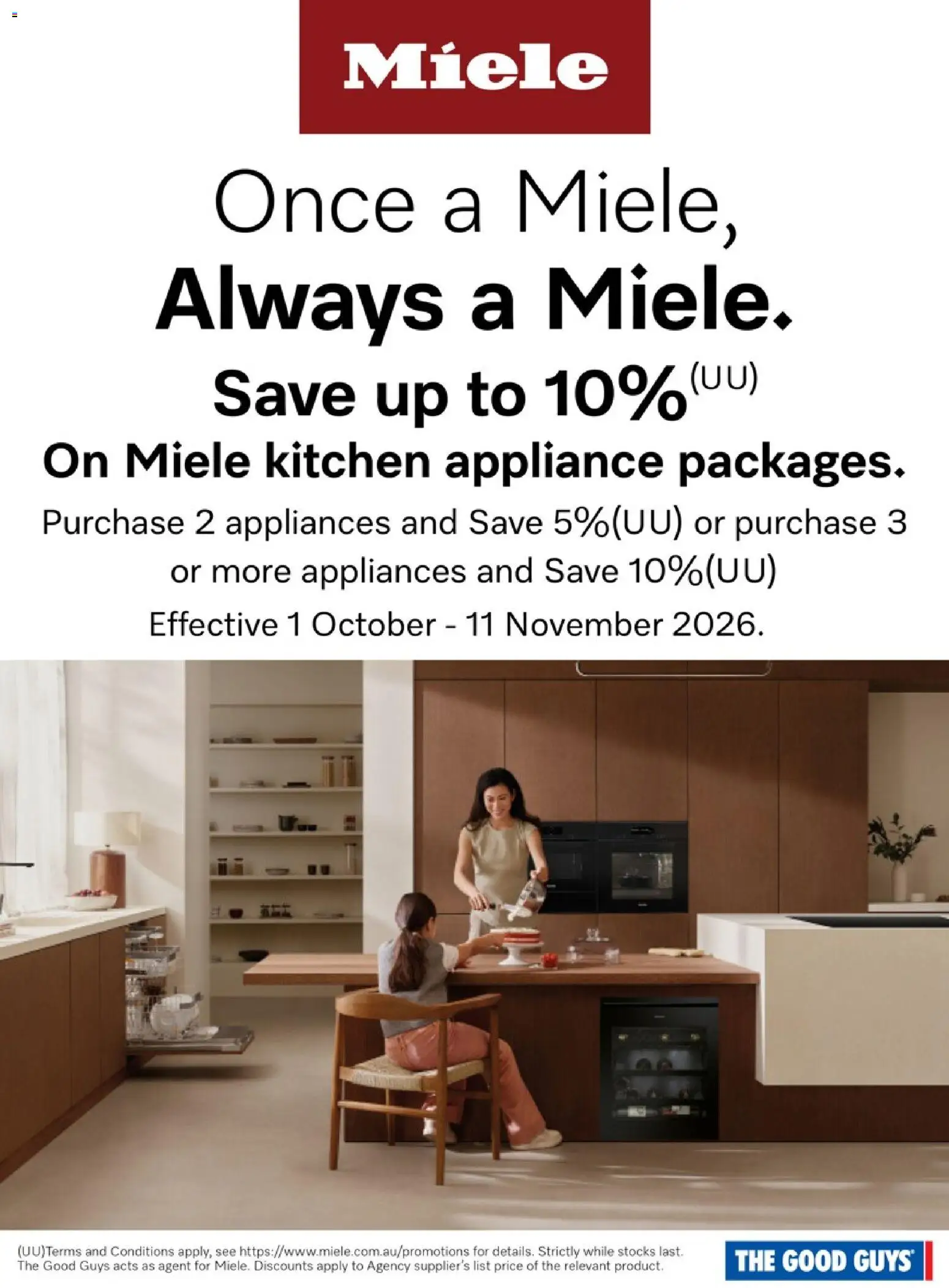Preview of catalogue The Good Guys catalogue Miele from shop The Good Guys valid 01/10/2026