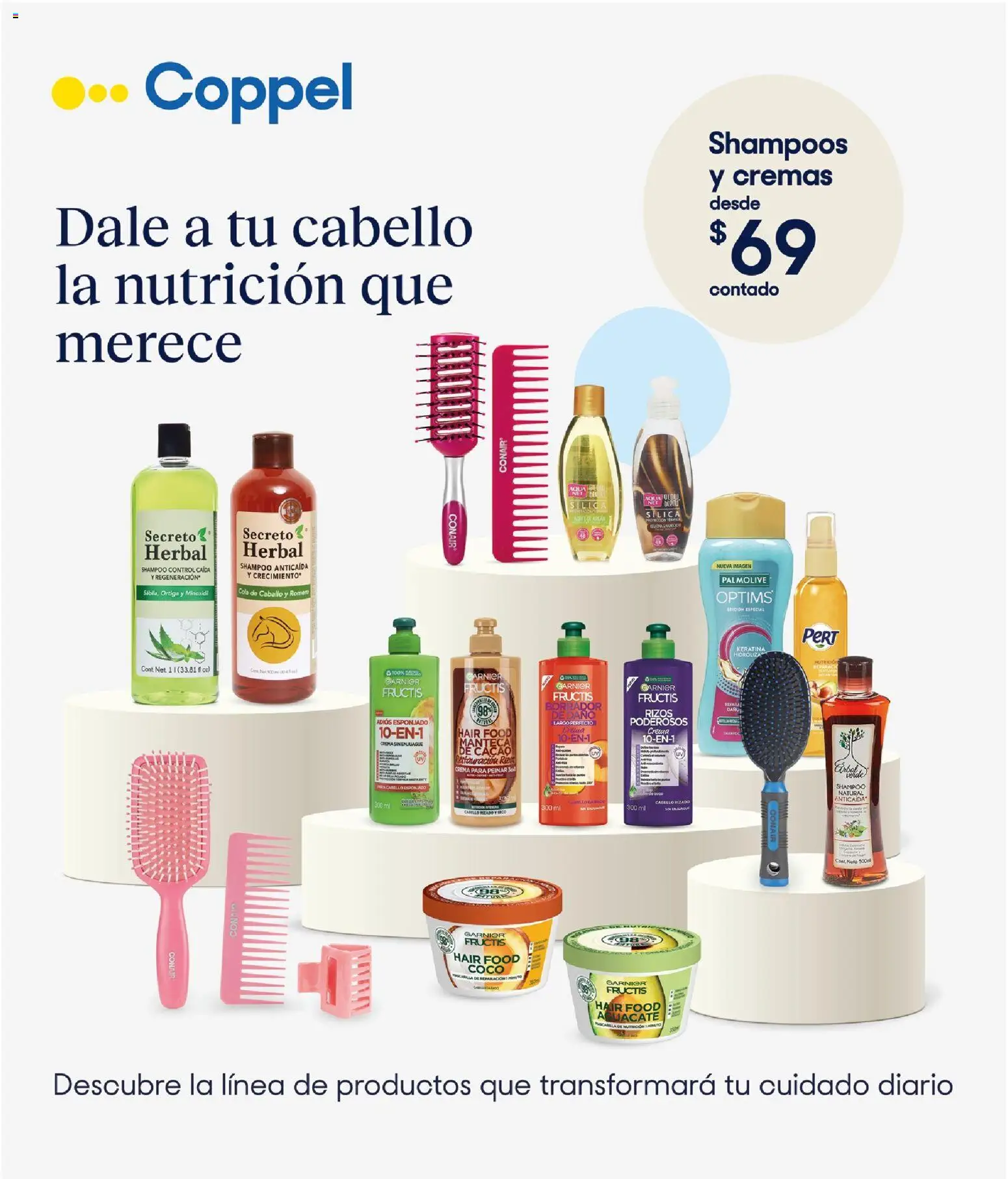 Vista previa las ofertas de la tienda Coppel - Coppel catálogo Claro que la vas a querer desde el 25/04/2026 - Coco, Shampoo, Aguacate, Crema, Mascarilla