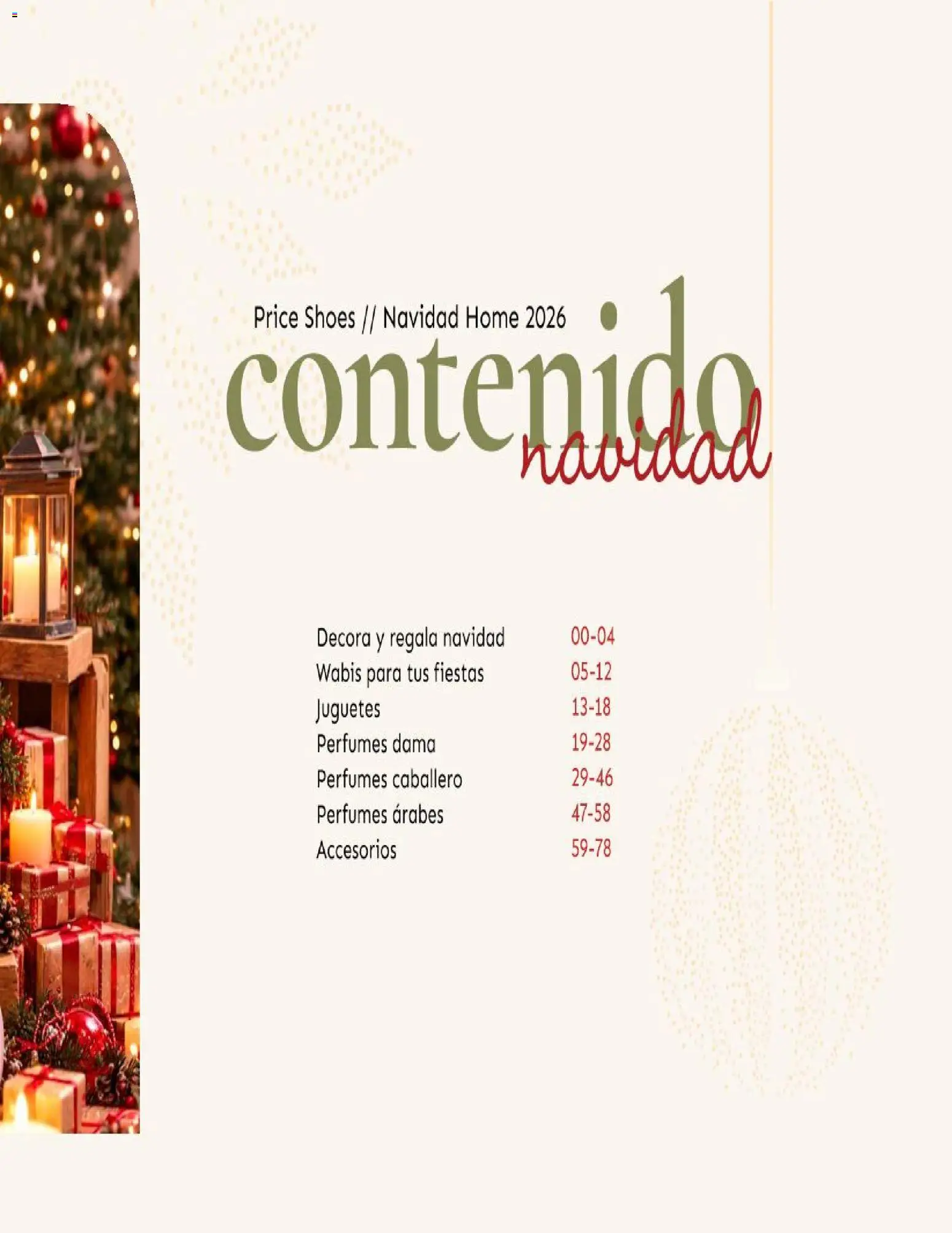 Vista previa las ofertas de la tienda Price Shoes - Price Shoes catálogo Navidad Home desde el 15/10/2026 