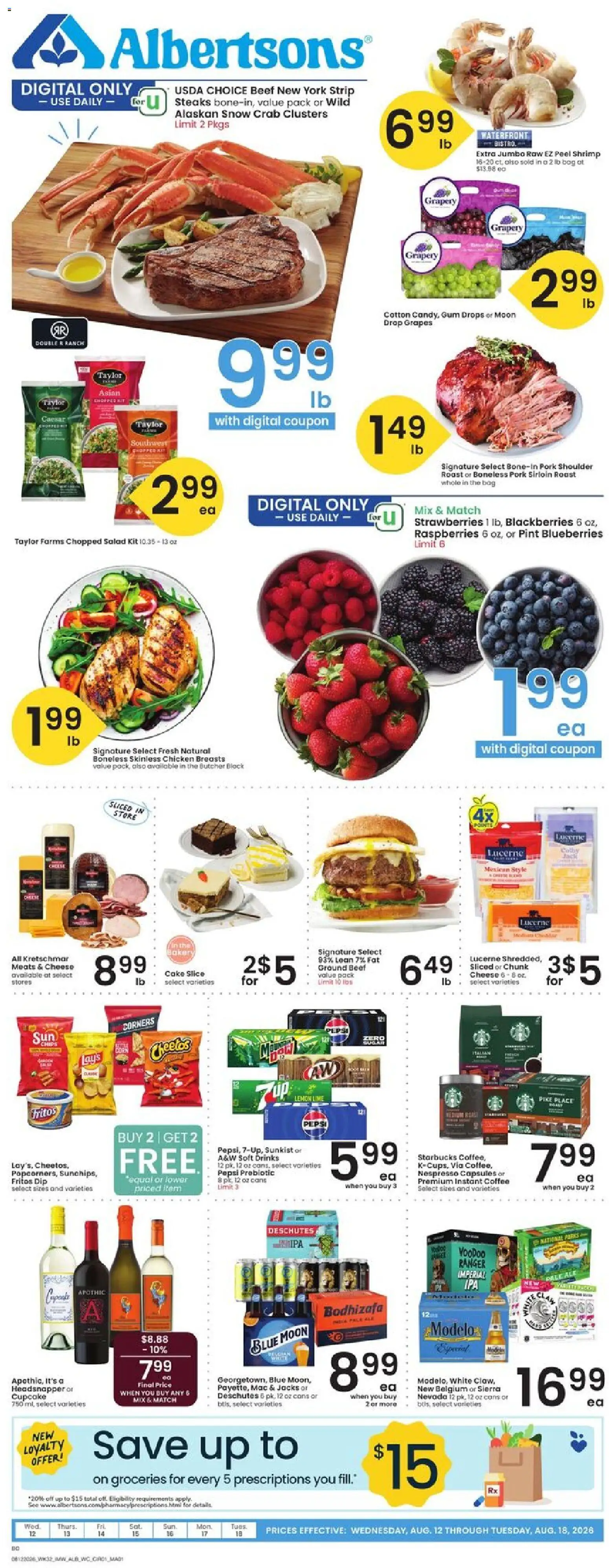 Ad Preview of Albertsons Albertsons Weekly Ad from 08/12/2026