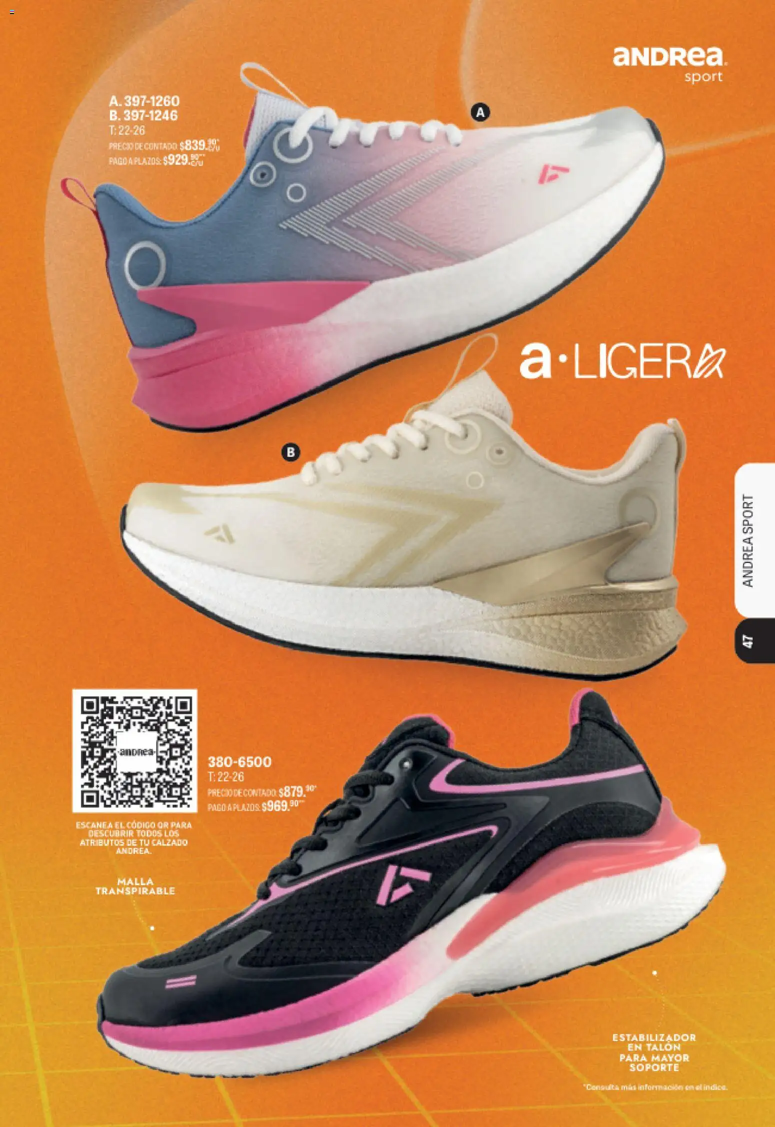 Vista previa las ofertas de la tienda Andrea - Andrea catálogo Sport desde el 23/08/2026 
