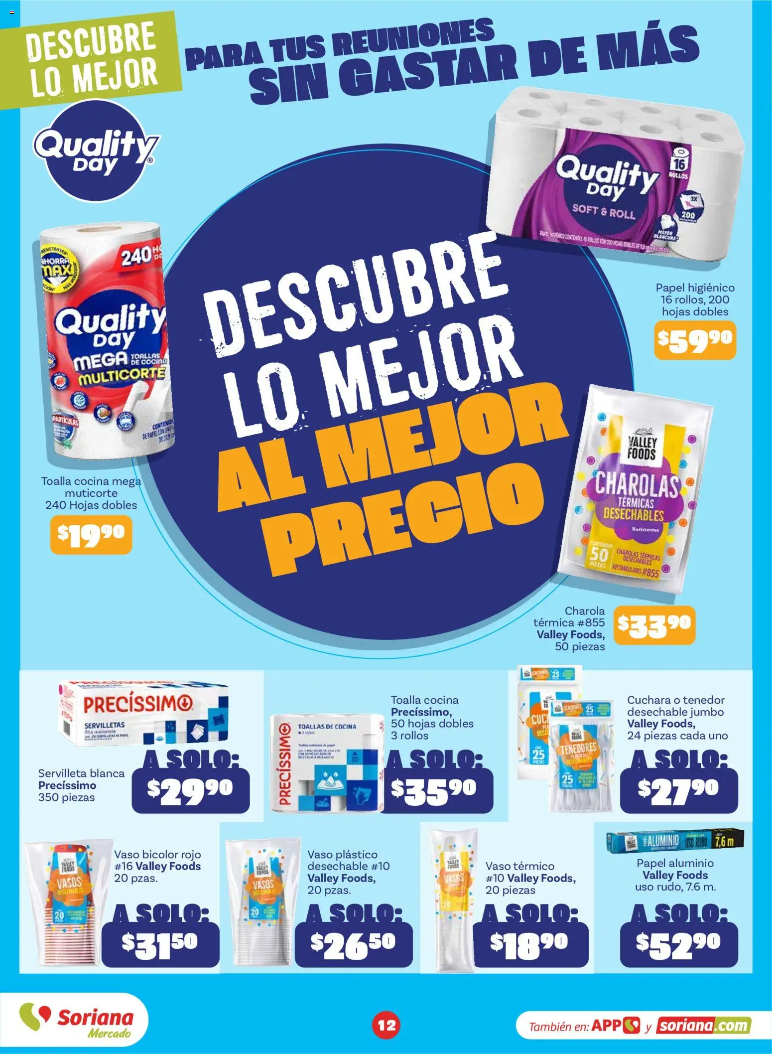 Vista previa las ofertas de la tienda Soriana - Soriana Descubre lo mejor al mejor precio Mercado Nacional desde el 01/09/2026 