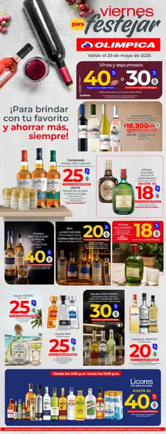  Vista previa del prospecto Olímpica Viernes para festejar del almacen Olímpica válida del 29/05/2026 al 29/05/2026