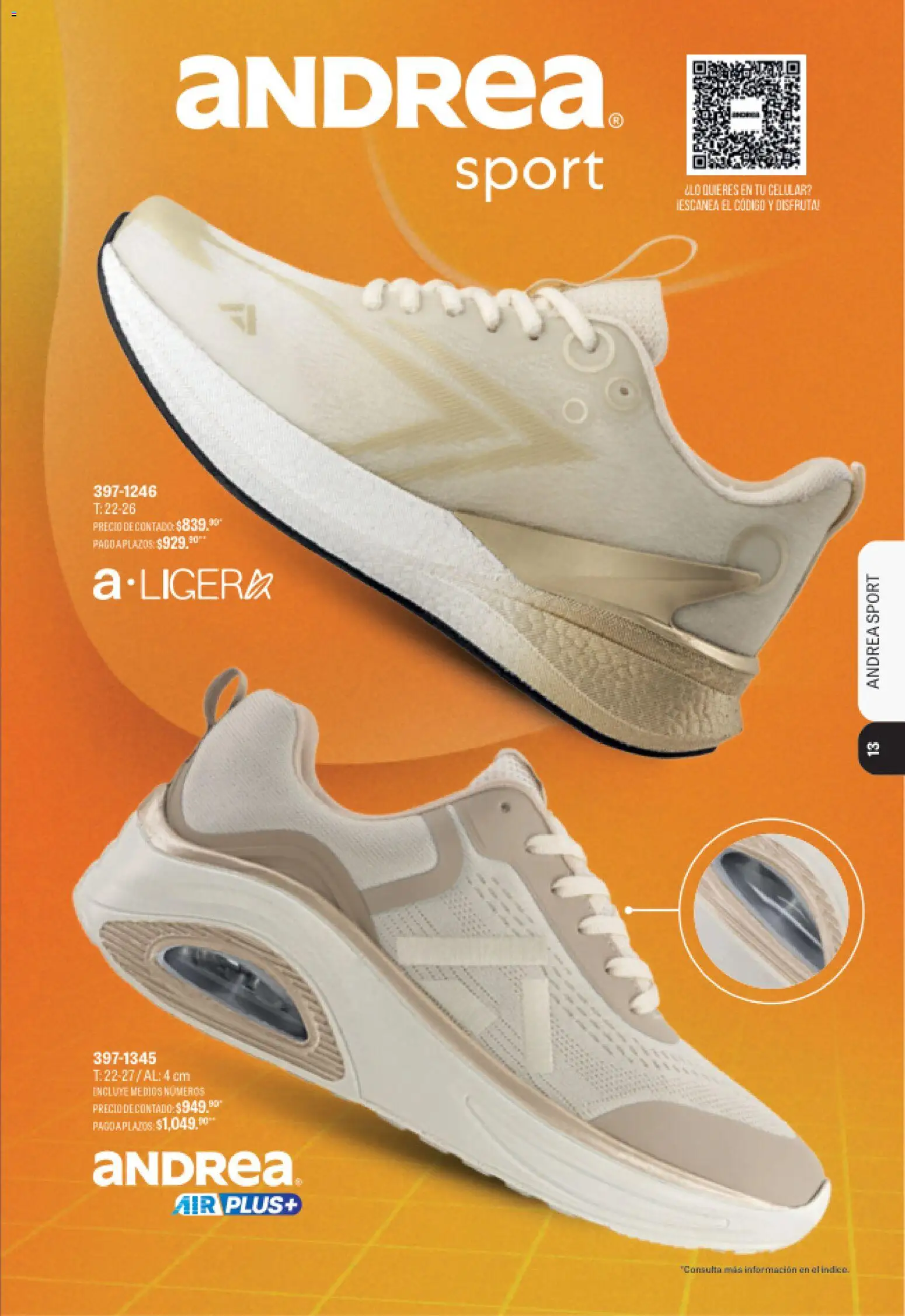 Vista previa las ofertas de la tienda Andrea - Andrea catálogo Sport desde el 23/08/2026 