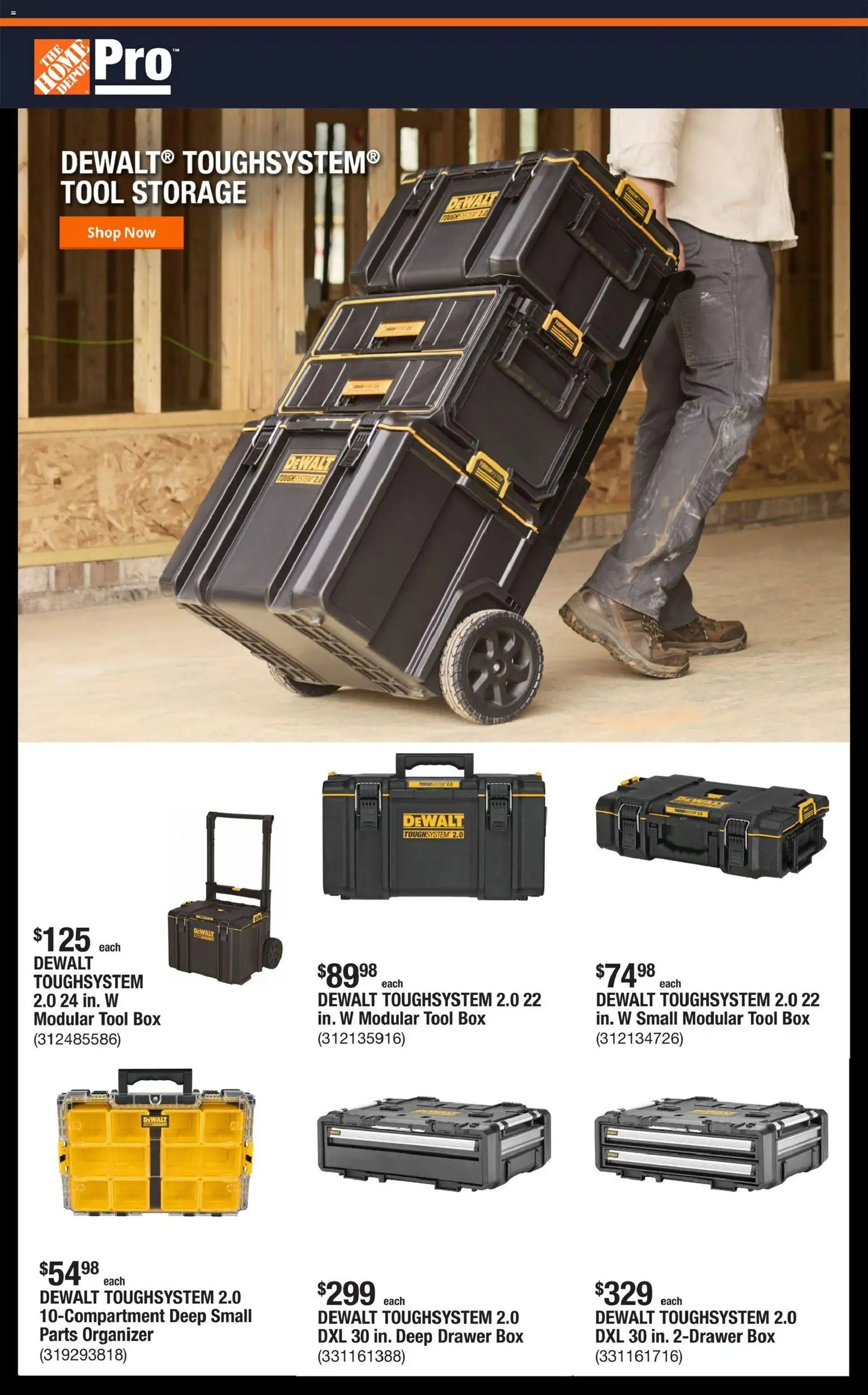 Ad Preview of Home Depot Home Depot Shop Pro Ad - OH from 04/06/2026 - Box