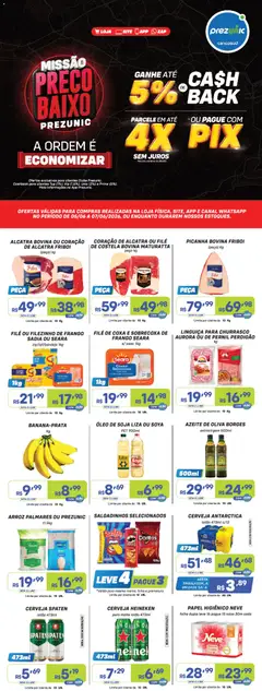 Pré-Visualização do folheto "Prezunic ofertas" da loja Prezunic válido a partir de 05/06/2026