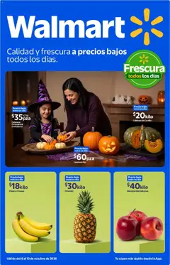 Vista previa las ofertas de la tienda Walmart - Walmart folleto Calidad y frescura a precios bajos todos los días desde el 06/10/2026 