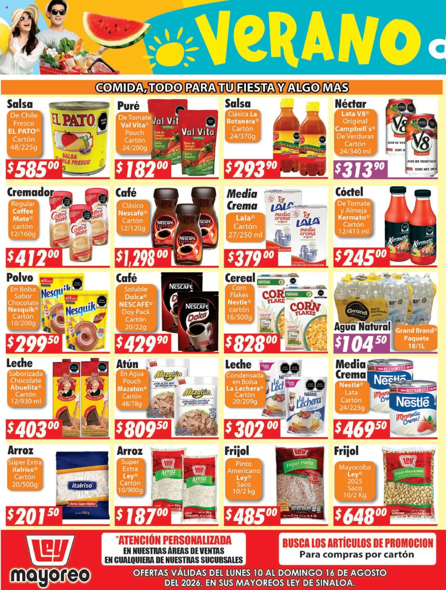 Vista previa las ofertas de la tienda Casa Ley - Casa Ley folleto Sinaloa desde el 10/08/2026 
