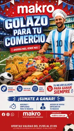 Vista previa del folleto de la tienda Makro válido desde el 21/05/2026 