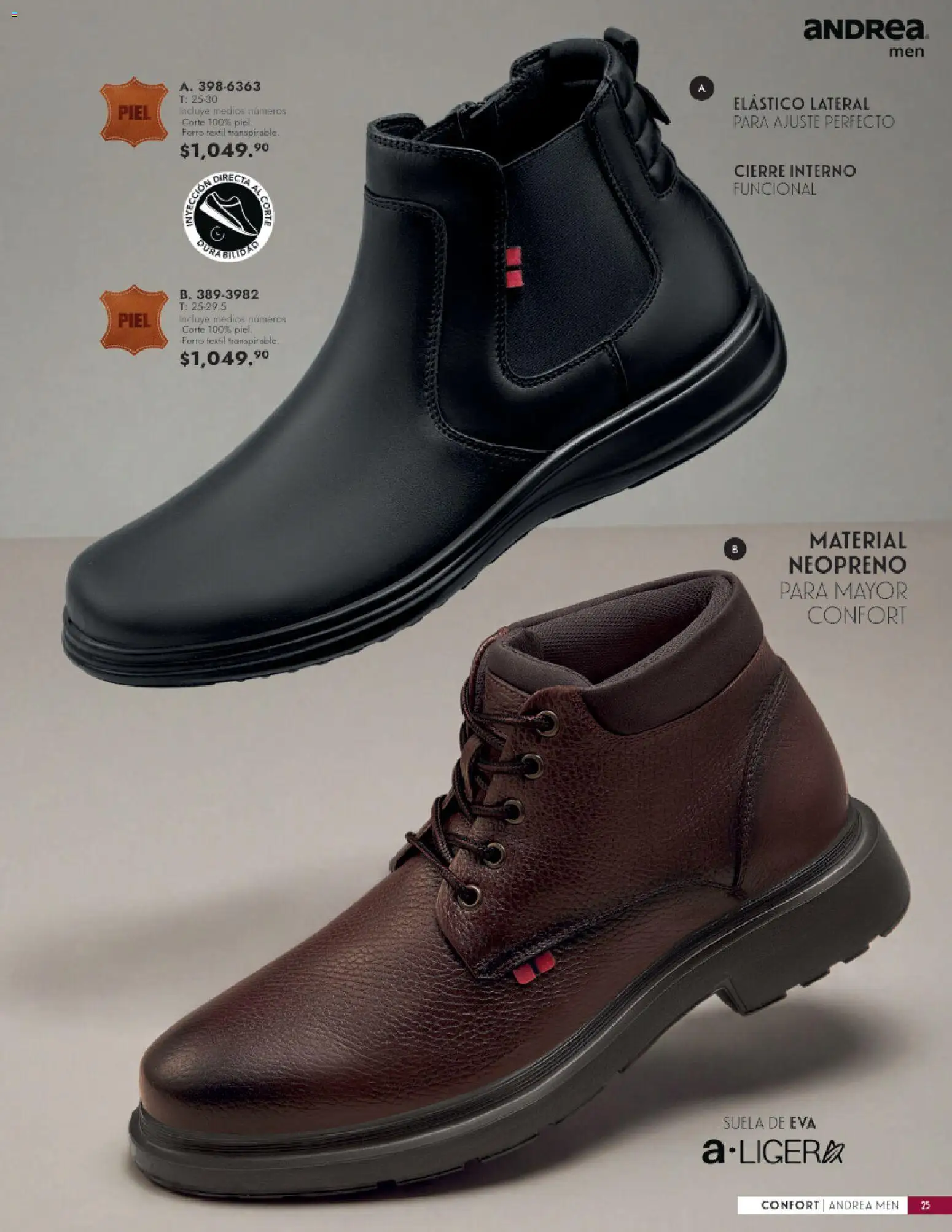 Vista previa las ofertas de la tienda Andrea - Andrea catálogo Calzado Caballero desde el 23/08/2026 