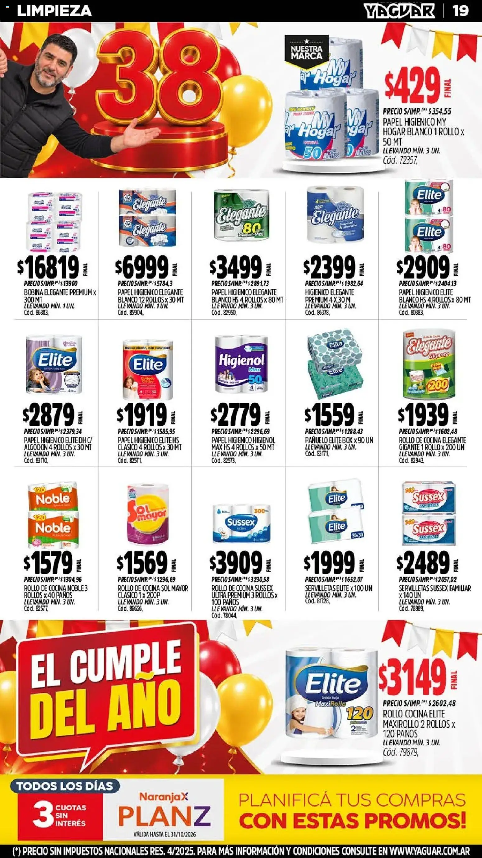 Vista previa del folleto de la tienda Yaguar válido desde el 26/10/2026 