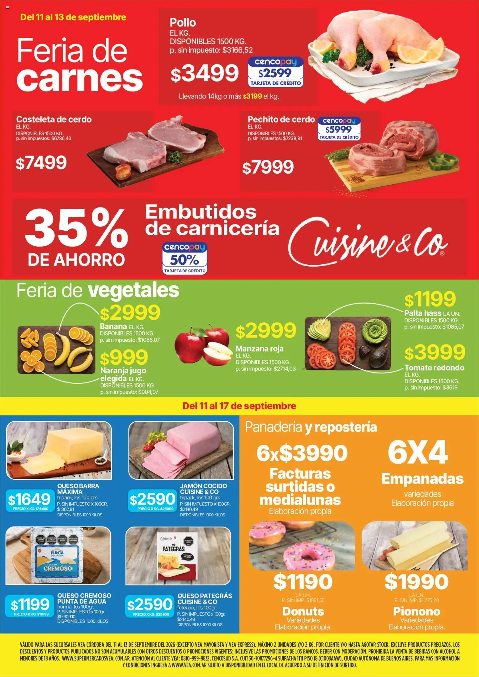 Vista previa del folleto de la tienda Vea válido desde el 11/09/2026 