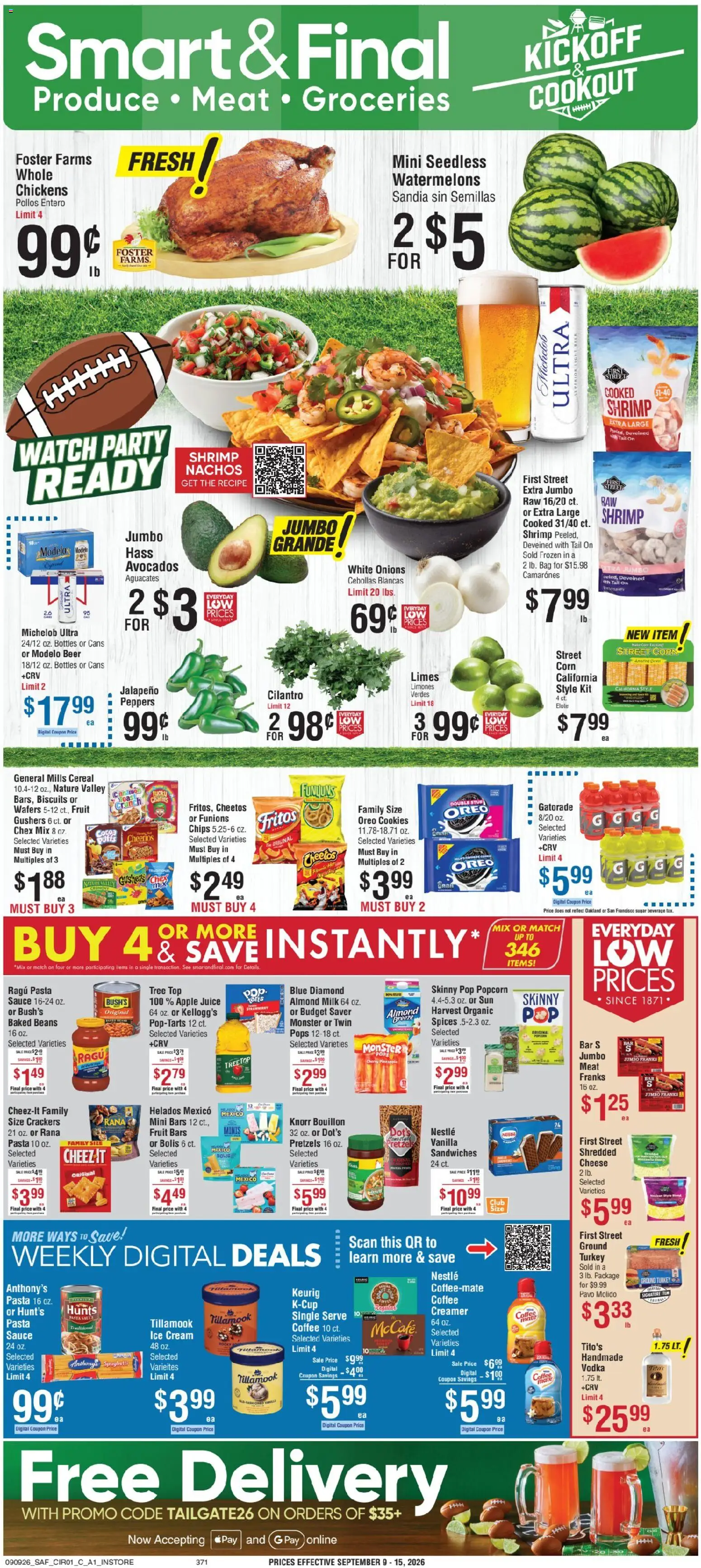 Ad Preview of Smart & Final Smart & Final Weekly Ad from 09/09/2026