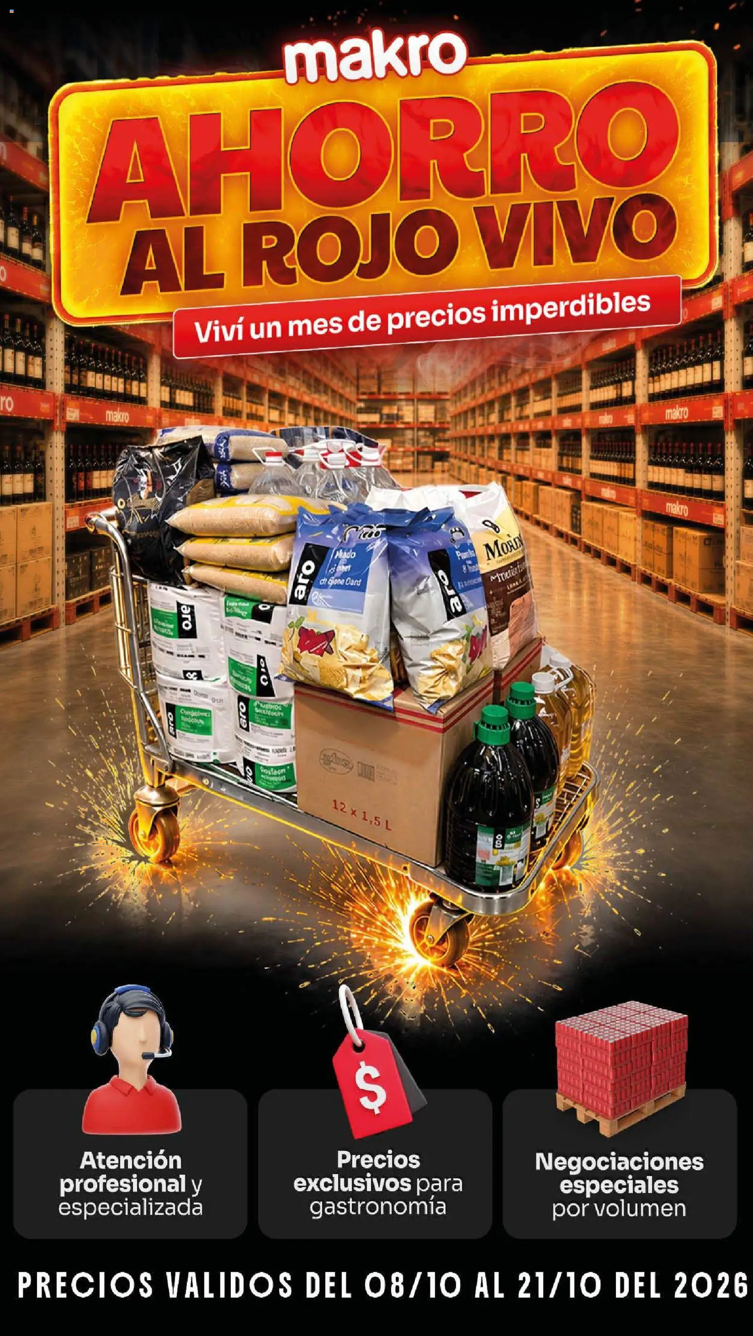 Vista previa del folleto de la tienda Makro válido desde el 08/10/2026 