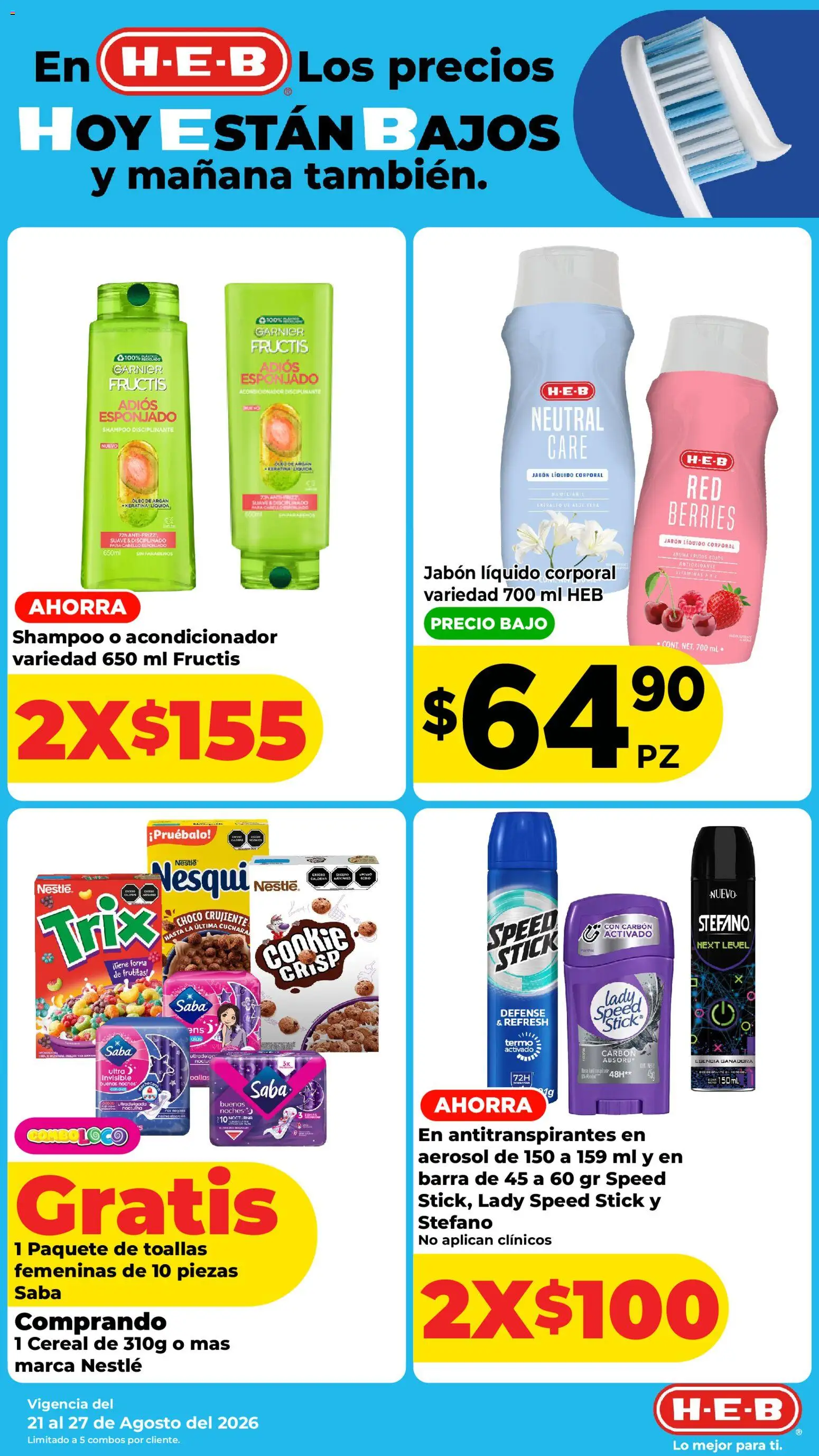 Vista previa las ofertas de la tienda H-E-B - H-E-B folleto desde el 21/08/2026 