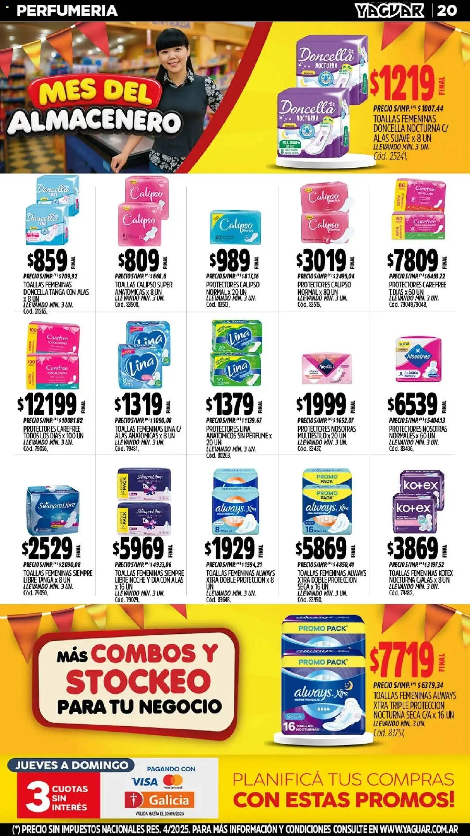 Vista previa del folleto de la tienda Yaguar válido desde el 28/09/2026 - Perfume, Toallas
