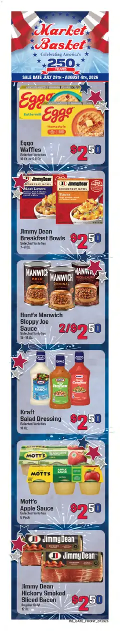Ad Preview of Market Basket Market Basket Weekly Ad from 07/29/2026
