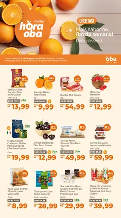 Pré-Visualização do folheto "Oba Hortifruti - Ofertas da semana" da loja Oba Hortifruti válido a partir de 21/08/2026