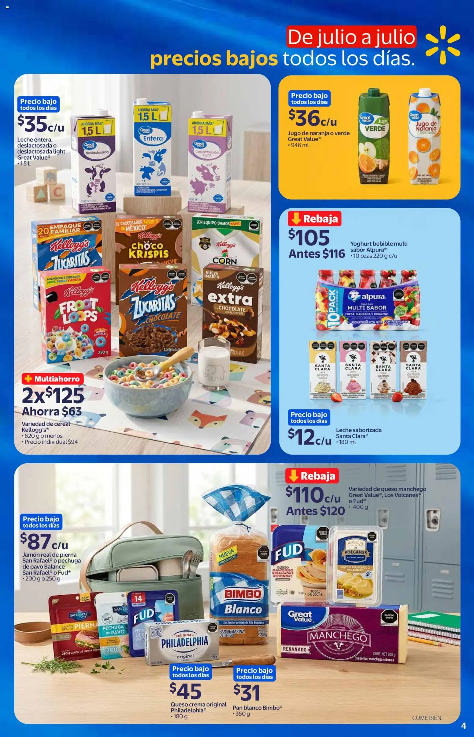 Vista previa las ofertas de la tienda Walmart Express - Walmart Express folleto desde el 03/06/2026 - Chocolate, Fruta, Pan, Leche, Durazno, Crema, Pavo, Harina