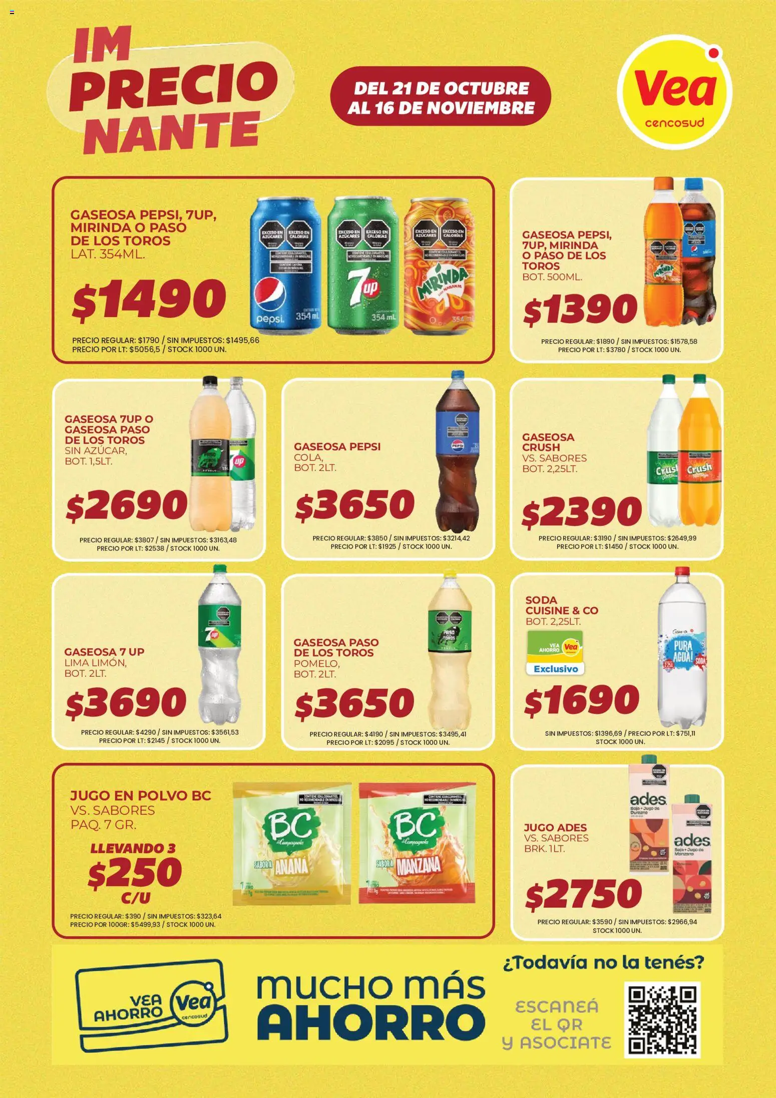 Vista previa del folleto de la tienda Vea válido desde el 21/10/2026 