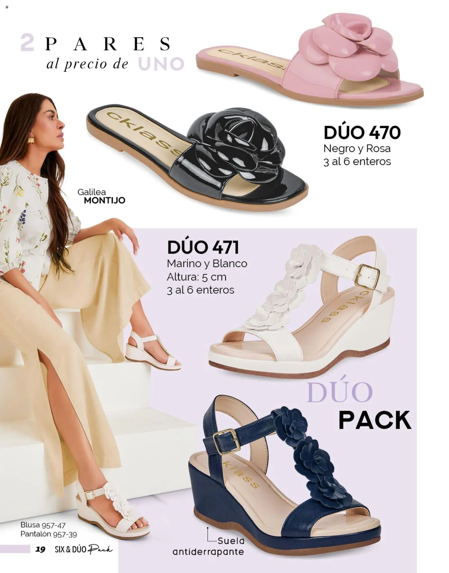 Vista previa las ofertas de la tienda Cklass - Catálogo Six & Dúo pack desde el 02/01/2026 - Blusa