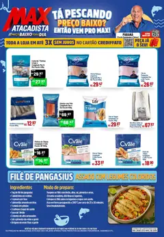 Pré-Visualização do folheto "Max Atacadista ofertas Pescados" da loja Max Atacadista válido a partir de 01/09/2026