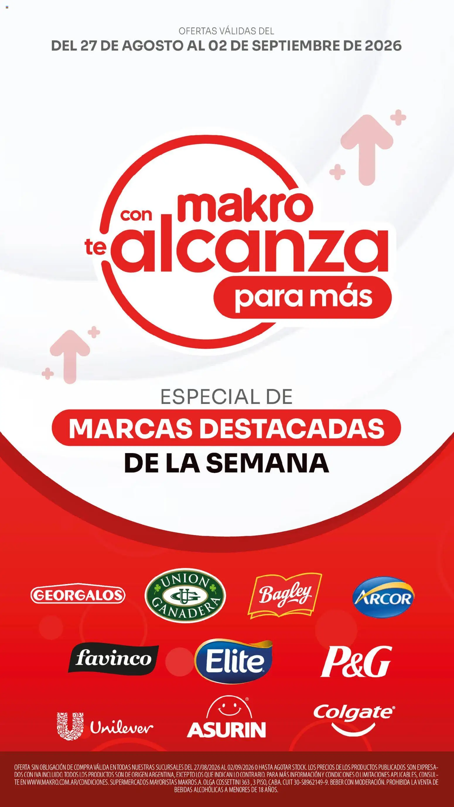Vista previa del folleto de la tienda Makro válido desde el 27/08/2026 