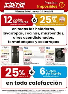 Vista previa del folleto de la tienda Coto válido desde el 24/04/2026 