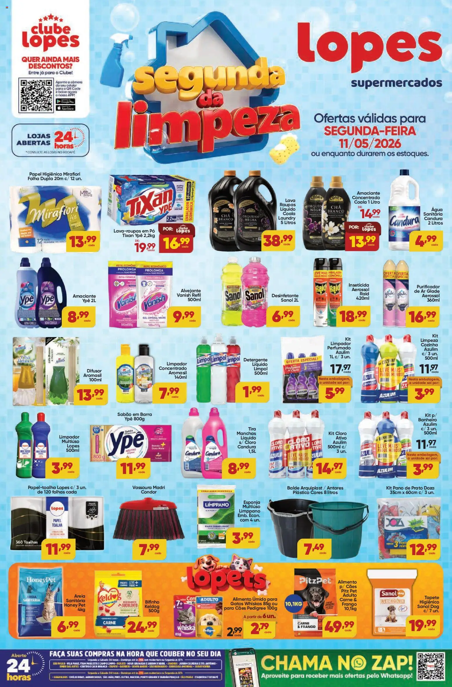 Pré-Visualização do folheto "Lopes Supermercados - Ofertas da semana" da loja Lopes Supermercados válido a partir de 11/05/2026