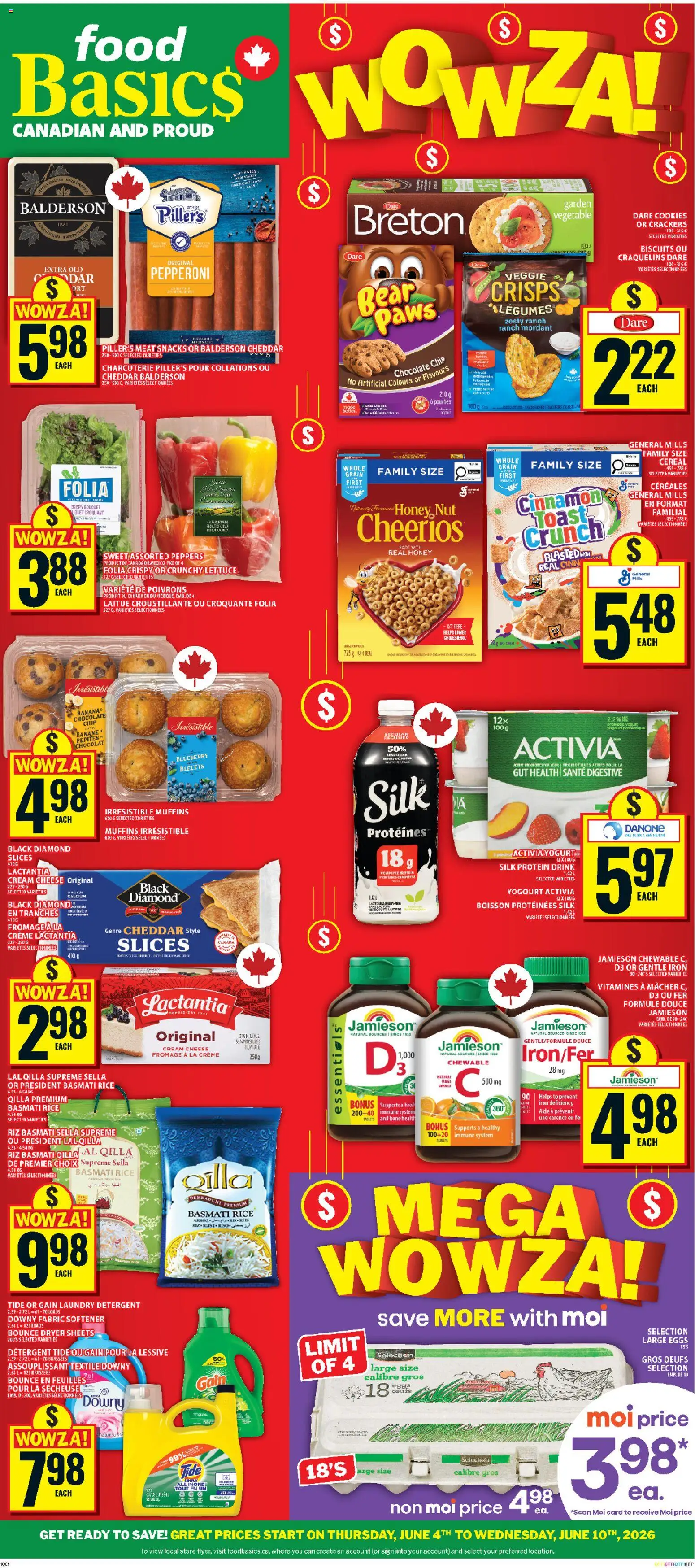 Preview of leaflet Food Basics weekly flyer - Kanata from shop Food Basics is valid from Jun 04, 2026